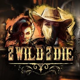 2 Wild 2 Die slot logo by Hacksaw Gaming at Catspins Casino