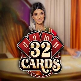 32 Cards online game logo by Ezugi on catspinscasinoo.eu