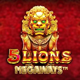 5 Lions Megaways by Pragmatic Play, showcased at catspinscasinoo.eu – game logo