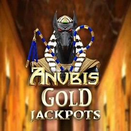 Anubis Gold Jackpots online game logo by Inspired Gaming on catspinscasinoo.eu