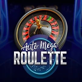 Official Live Casino logo: Auto Mega Roulette by Pragmatic Play at Catspins Casino