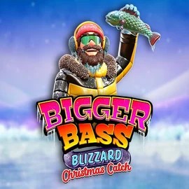 Bigger Bass Blizzard Christmas Catch online game logo by Pragmatic Play on catspinscasinoo.eu