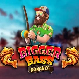 Bigger Bass Bonanza online game logo by Pragmatic Play on catspinscasinoo.eu
