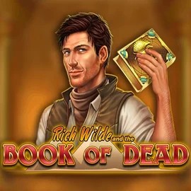 Book of Dead online game logo by Play'n GO on catspinscasinoo.eu
