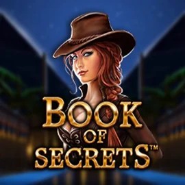 Official Slots logo: Book of Secrets by SYNOT Games at Catspins Casino