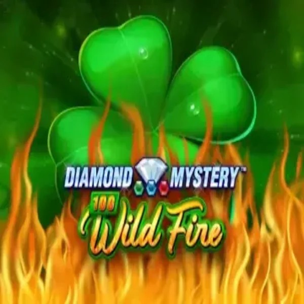 Diamond Mystery 100 Wild Fire by Greentube, showcased at catspinscasinoo.eu – game logo