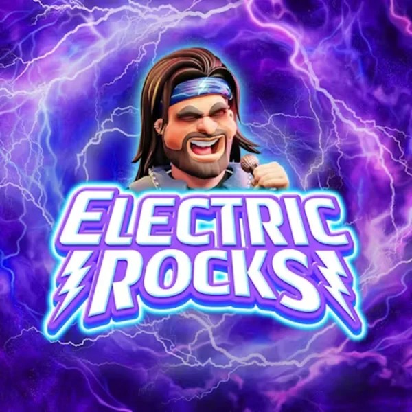Official Slots logo: Electric Rocks by Inspired Gaming at Catspins Casino