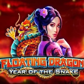 Floating Dragon Year of the Snake by Pragmatic Play, showcased at catspinscasinoo.eu – game logo