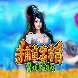 Fu Fish online game logo by Skywind Group on catspinscasinoo.eu