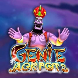 Genie Jackpots casino game by Blueprint Gaming – featured logo at Catspins Casino