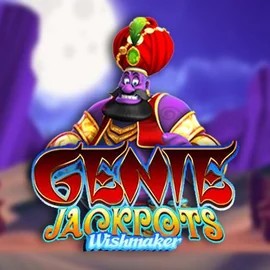 Genie Jackpots Wishmaker logo by Blueprint Gaming Catspins Casino