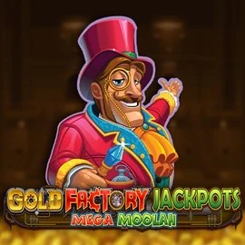 Play Gold Factory Jackpots Mega Moolah slot by Aurum Signature Studios on catspinscasinoo.eu