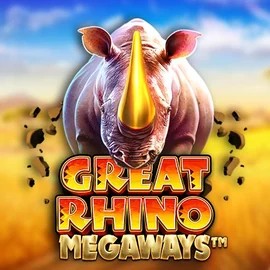 Great Rhino Megaways logo – Slots by Pragmatic Play at Catspins Casino
