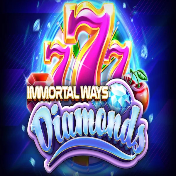 Immortal Ways Diamonds online game logo by RubyPlay on catspinscasinoo.eu