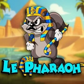 Le Pharaoh slot logo by Hacksaw Gaming at Catspins Casino