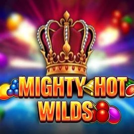 Mighty Hot Wilds logo by Inspired Gaming Catspins Casino