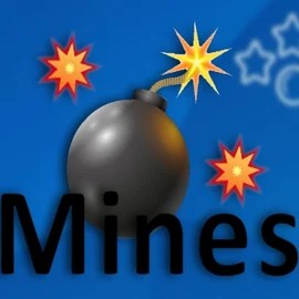 Mines (Spribe) online game logo by Spribe on catspinscasinoo.eu