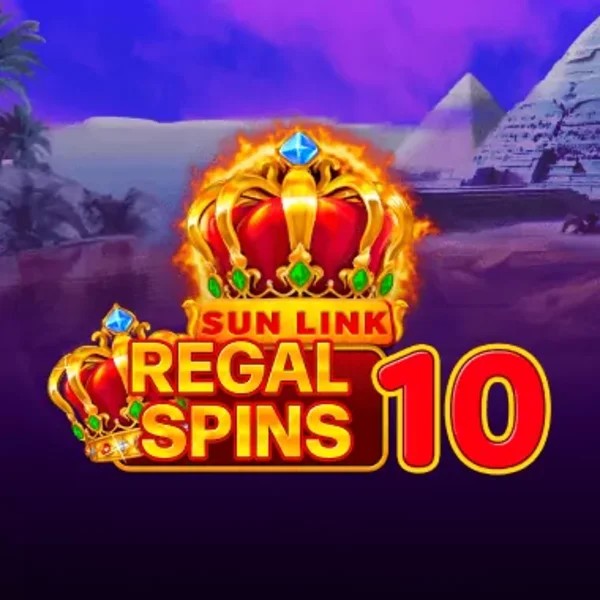 Regal Spins 10 logo by PatePlay at Catspins Casino