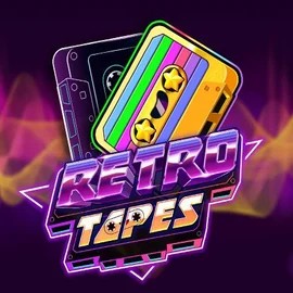 Official Slots logo: Retro Tapes by Push Gaming at Catspins Casino