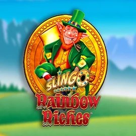 Slingo Rainbow Riches game by Gaming Realms – logo hosted on Catspins Casino
