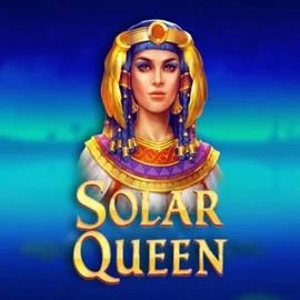Solar Queen slot logo by Playson at Catspins Casino
