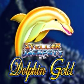 Dolphin Gold with Stellar Jackpots by Lightning Box Game, showcased at catspinscasinoo.eu – game logo