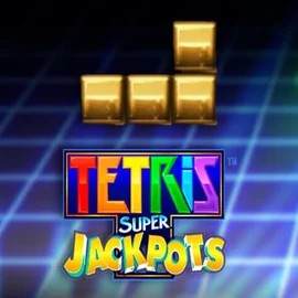 Jackpots logo of Tetris Super Jackpots from WMS at Catspins Casino