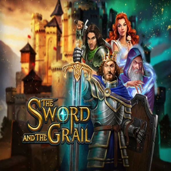 The Sword and the Grail casino game by Play'n GO – featured logo at Catspins Casino